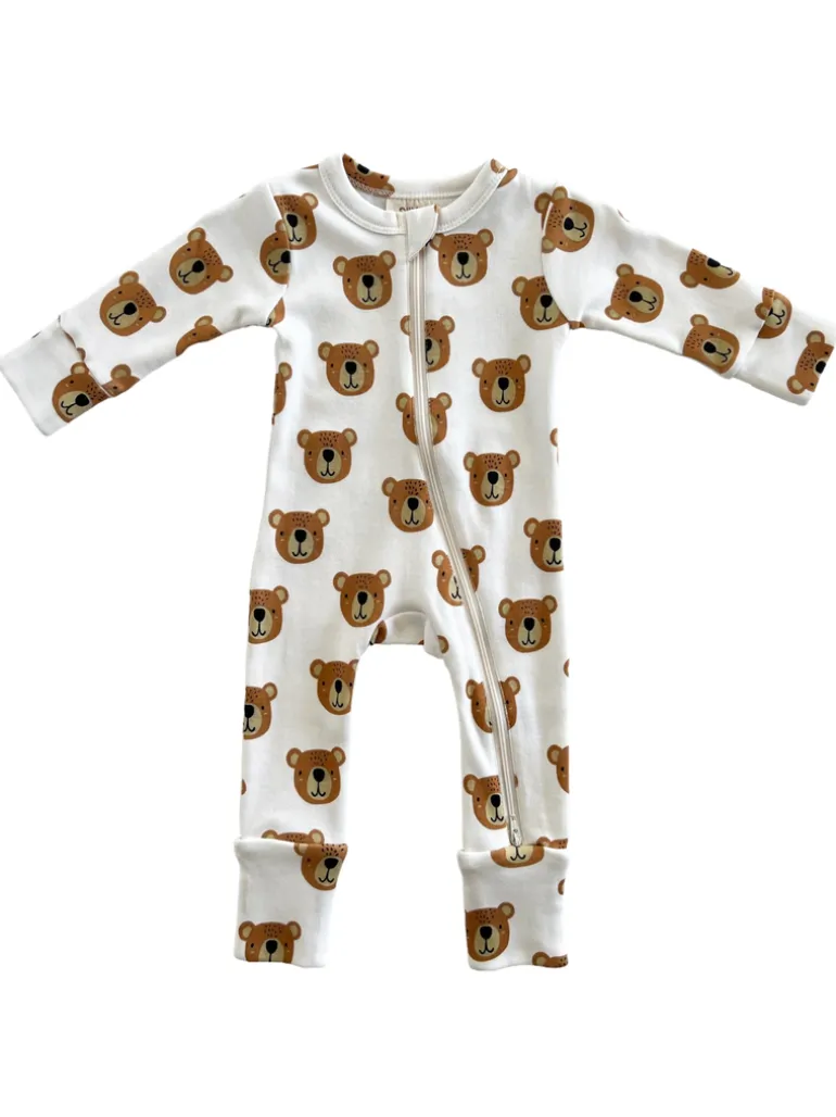 Baby Bear / Organic 2-Way Zip Romper