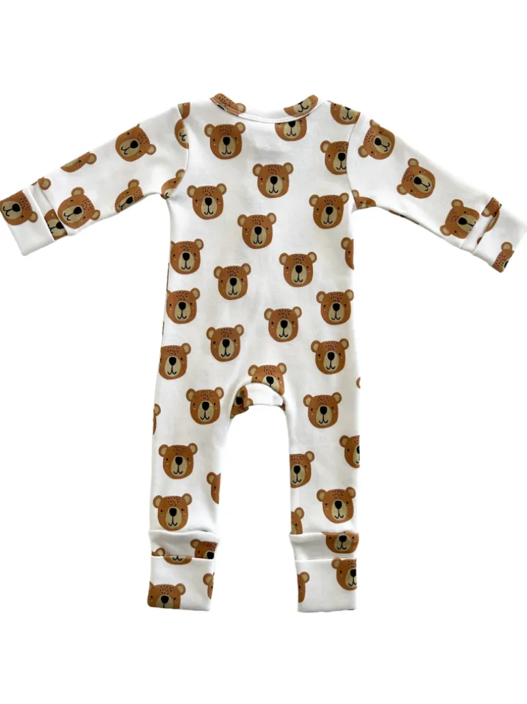 Baby Bear / Organic 2-Way Zip Romper