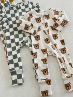 Baby Bear / Organic 2-Way Zip Romper