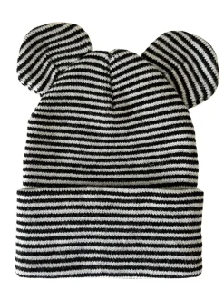 Baby's First Hat®, Black/White Stripe Bear