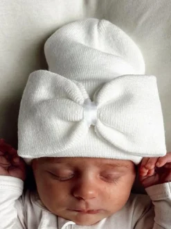 Baby's First Hat®, Warm White Bow