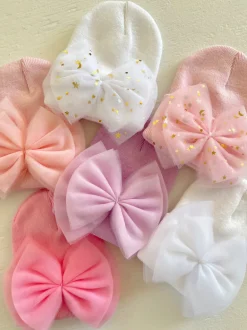 Baby's First Hat®, White Tulle Bow