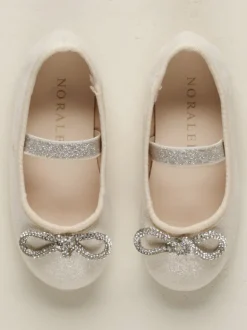 Ballet Flats, Pearl Shimmer