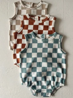 Blueberry Muffin Checkerboard / Organic Dune Bubble