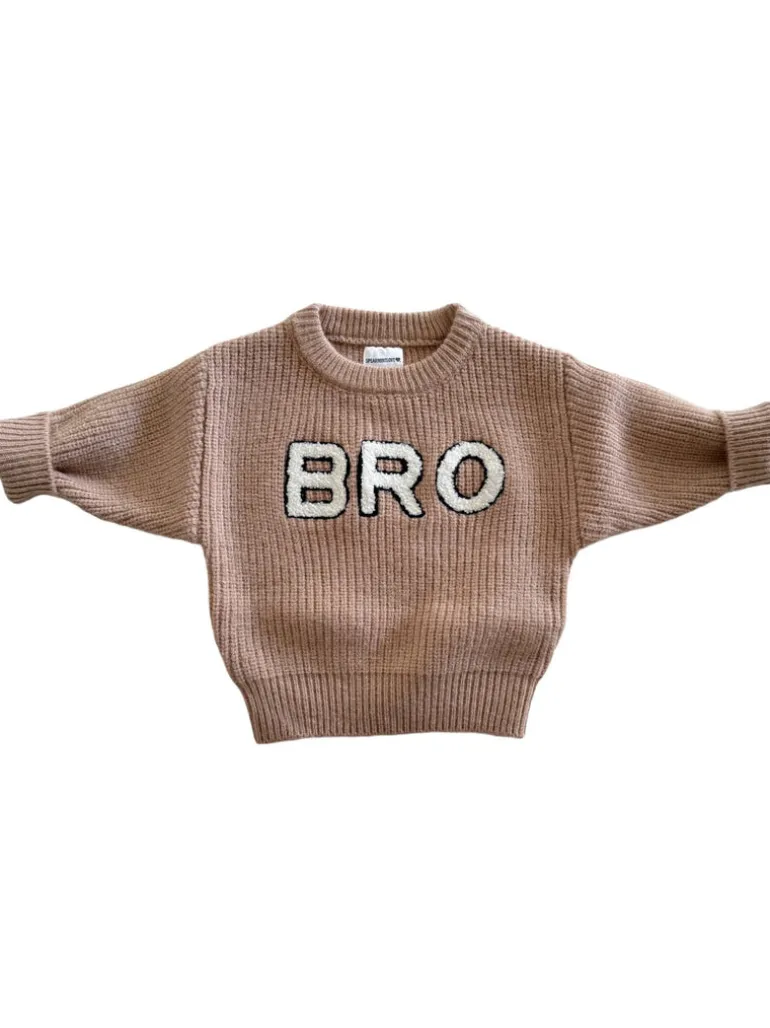 Bro Knit Sweater, Clay