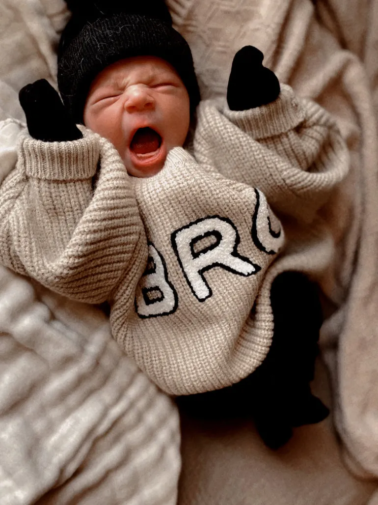 Bro Knit Sweater, Cocoa