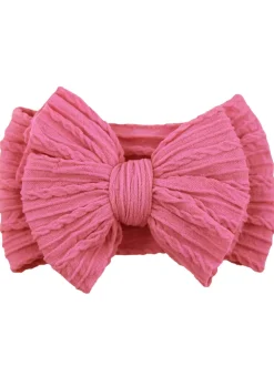 Cable Bow, Vibrant Rose