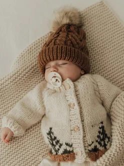 Cardigan Knit Sweater, Forest