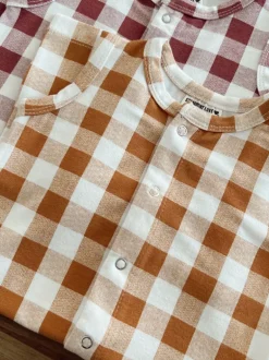 Easy Romper, Tuscany Plaid