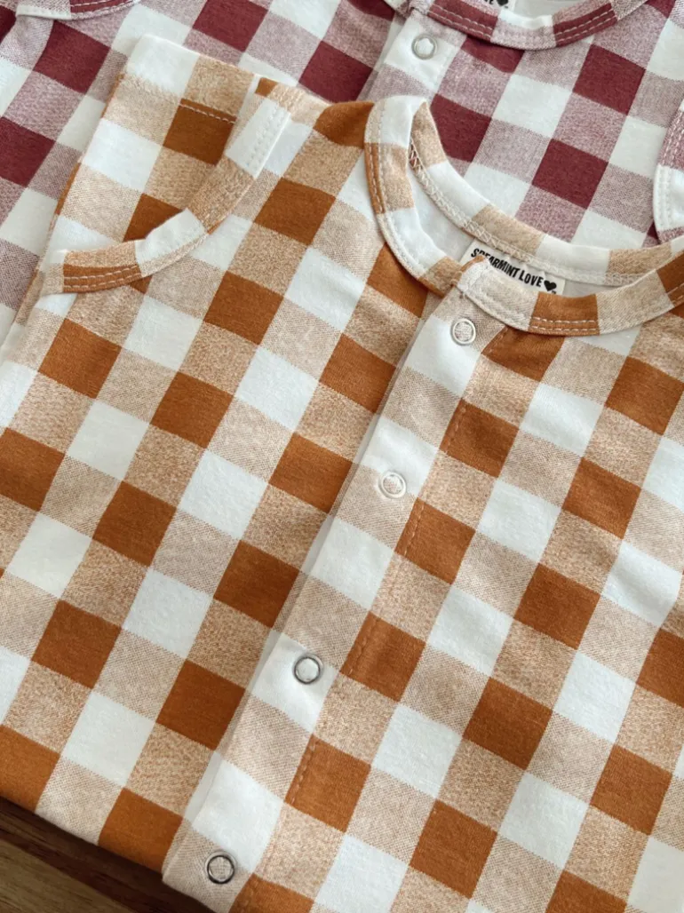 Easy Romper, Tuscany Plaid