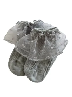 Fancy Sneaker Socks, Grey