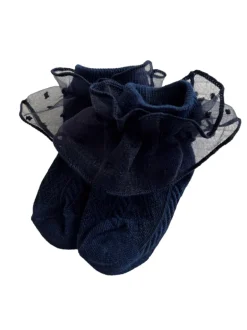 Fancy Sneaker Socks, Navy
