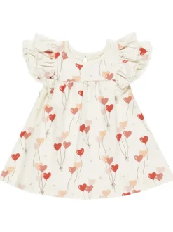 Flutter Dress, Heart Balloons