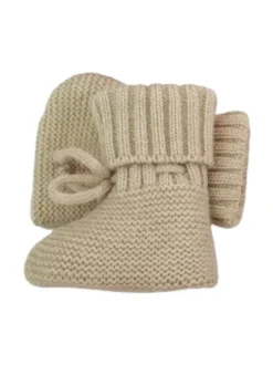 Knit Booties, Cocoa