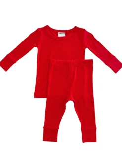 Long Sleeve 2-Piece Set, Red