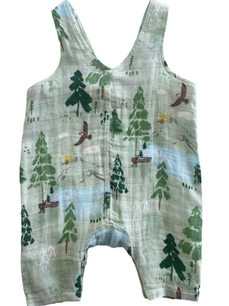Muslin Overall, Mountain Cabin