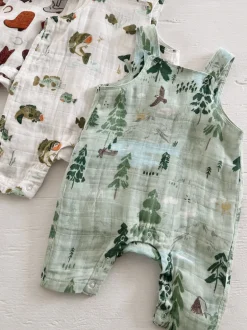 Muslin Overall, Mountain Cabin