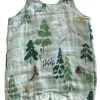 Muslin Overall Shortie, Mountain Cabin