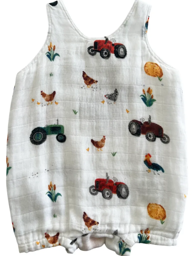 Muslin Overall Shortie, Tractors