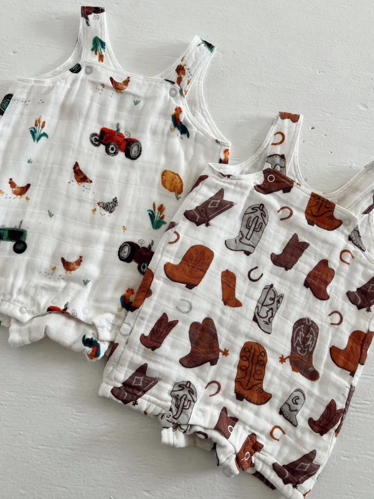 Muslin Overall Shortie, Tractors