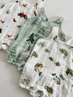 Muslin Overall Shortie, Tractors