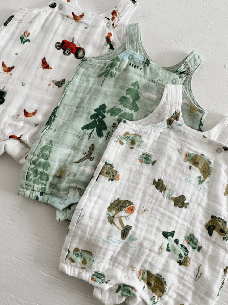 Muslin Overall Shortie, Tractors