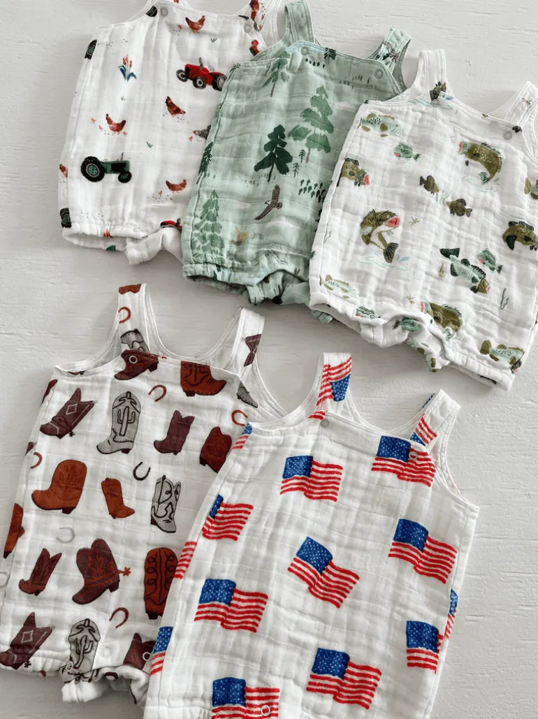 Muslin Overall Shortie, Tractors