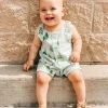 Muslin Shortie Romper, Mountain Cabin