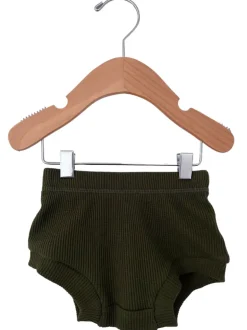 Organic Cotton Waffle Shorts, Forest