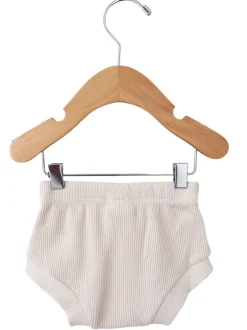 Organic Cotton Waffle Shorts, Snow