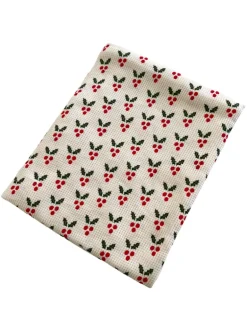 Organic Cotton Waffle Swaddle, Holly