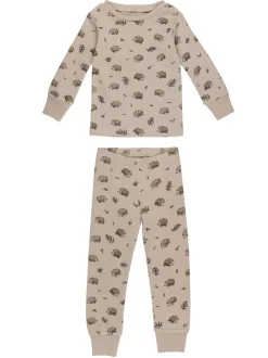 Organic Kids Long Sleeve PJ Set, Prickles