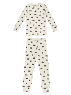 Organic Kids Long Sleeve PJ Set, Enchanted Pumpkins