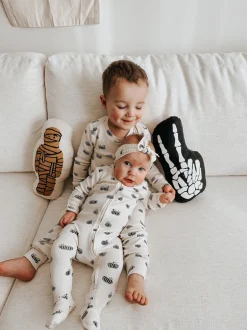Organic Kids Long Sleeve PJ Set, Enchanted Pumpkins