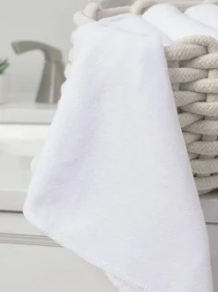 6-Pack Baby Washcloths, White