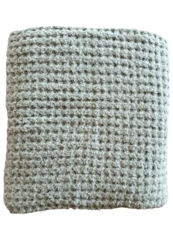 Phufy® Bliss Waffle Blanket, Mist Green
