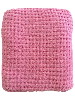 Phufy® Bliss Waffle Blanket, Cotton Candy Pink