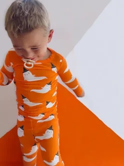 2-Piece Set, Orange Ghost