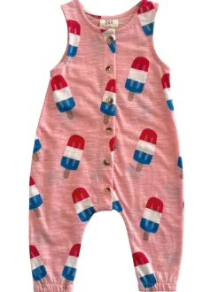 Popsicle Pink / Organic Bay Jumpsuit