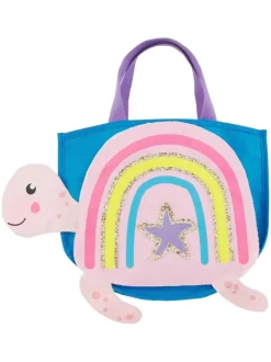 Sequin Turtle Sand Toy Tote Set
