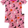 Short Sleeve 2-Piece Set, Broomstick Friends Pink