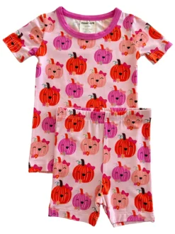 Short Sleeve 2-Piece Set, Miss Pumpkin