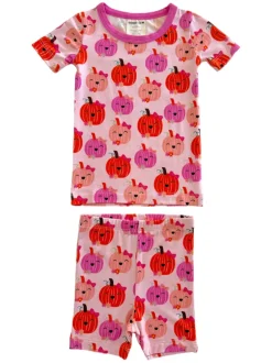 Short Sleeve 2-Piece Set, Miss Pumpkin