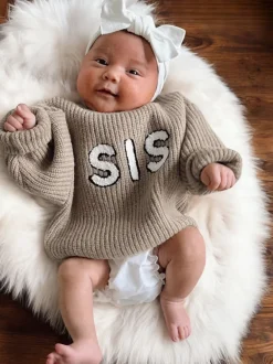 Sis Knit Sweater, Cocoa