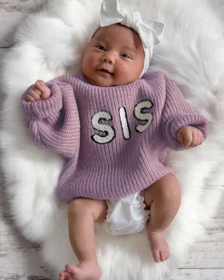 Sis Knit Sweater, Lavender