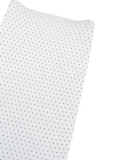 Stretch Changing Pad Cover, Navy Polka Dot