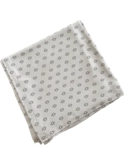 Stretch Swaddle Blanket, Natural/Black Geo