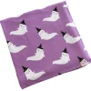 Stretch Swaddle Blanket, Purple Ghost