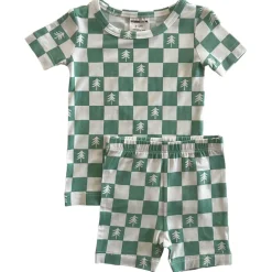 Summer Lounge Set, Trees Checkerboard