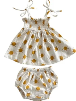Sun / Organic Smocked Set